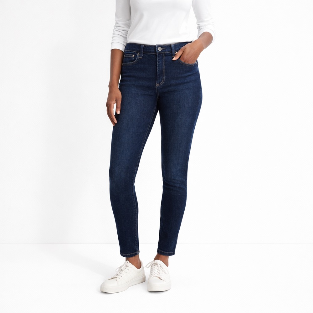 GAP 1969 Dark Wash Skinny Stretch Jeans Womens Size 28
